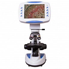 Цифровой микроскоп Levenhuk D80L LCD в работе