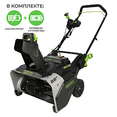 Greenworks 82SN22 с АКБ 2,5 Ач + ЗУ 4А