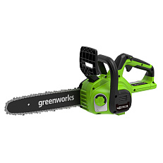 Цепная пила аккумуляторная Greenworks G40CS30IIK2U 40V, 30см, c АКБ 2 Ач с USB + ЗУ