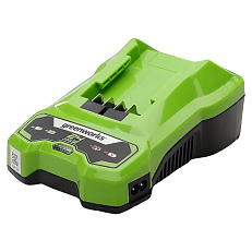 Greenworks G24AB 24V (145 км/ч) с АКБ 4 Ач с USB-C + ЗУ 4А быстрое - воздуходувка аккумуляторная